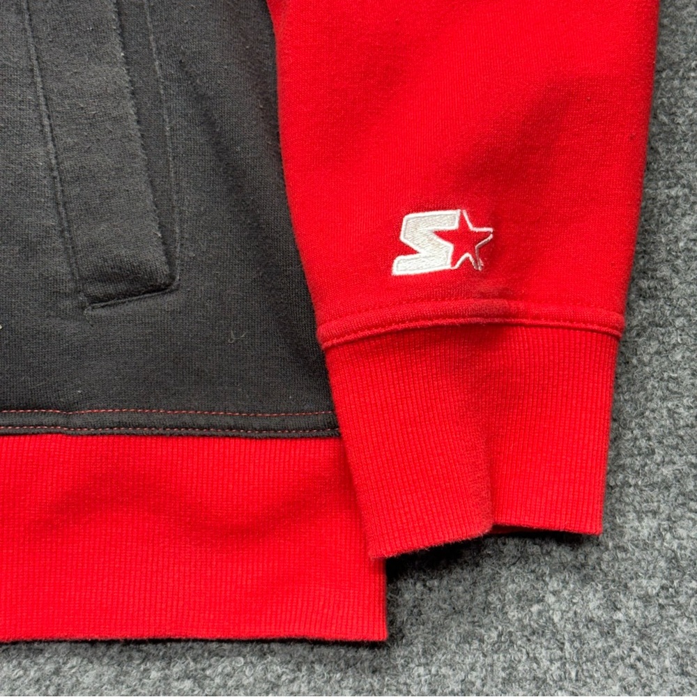 Detroit Red Wings Starter Full Zip Fleece Hoodie Jacket G-III NHL - Picture 4 of 12